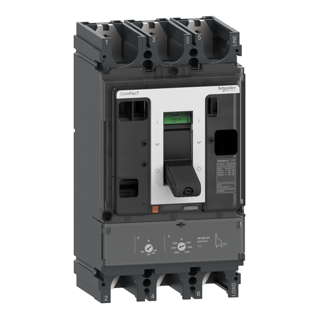Wyłącznik mocy ComPacT NSX NSX400F DC TM-DC 400A 3P 36kA C40F3TM400D Schneider