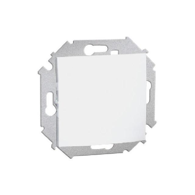 Łącznik jednobiegunowy (moduł) 10AX, 250V, zaciski śrubowe; biały