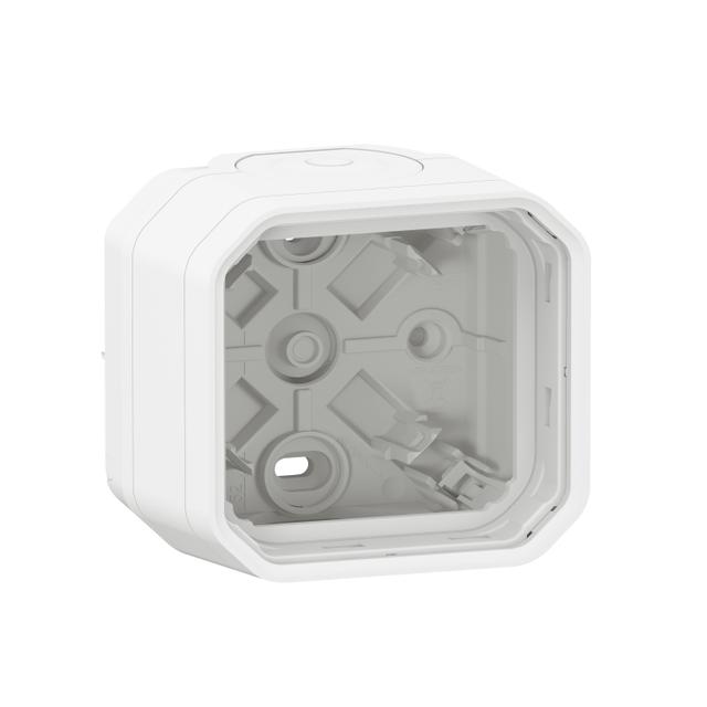 NOWE PLEXO - PUSZKA NATYNKOWA POJEDYNCZA Z PRZEPUSTEM MEMBRANOWYM BIAŁA