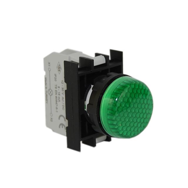 Lampka sygnalizacyjna B z LED 100-250V AC/DC zielona