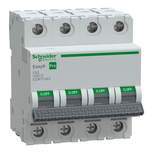 Wyłącznik nadprądowy Easy9 PRO 6kA 4P C63A EZ9F57463 Schneider