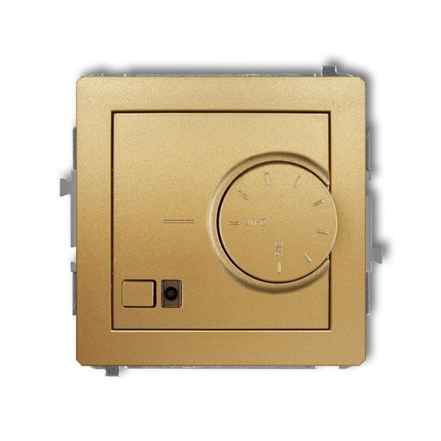 DECO Elektroniczny regulator temperatury z czujnikiem powietrznym złoty 29DRT-2 KARLIK