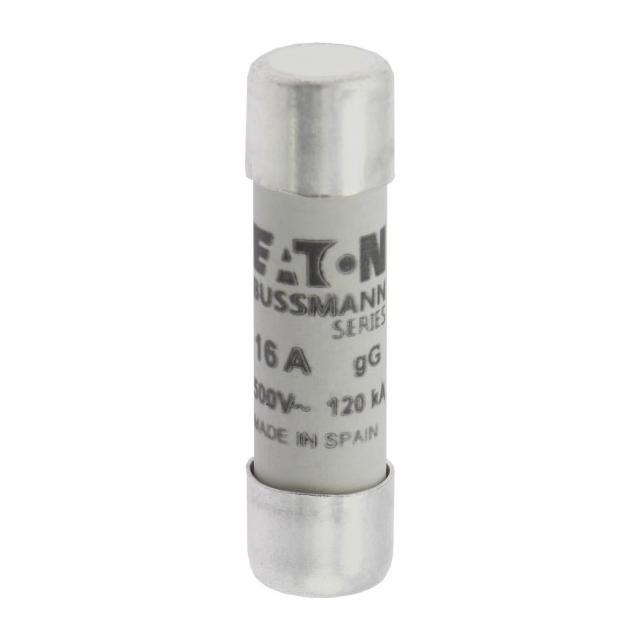 CYLINDRICAL FUSE 10 x 38 16A GG 500V AC Wkładka cylindryczna 10 x 38mm 16A GG 500V AC C10G16 EATON
