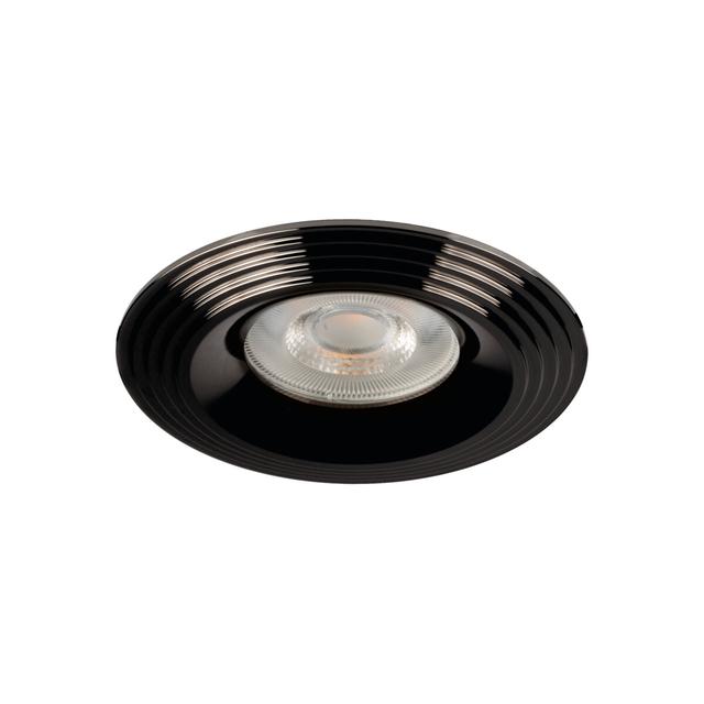 LIGLO DSO BC Oczko sufitowe LIGLO DSO BC okrągły stop aluminium kolor czarny chrom 1XGx5,3/GU10 KANL