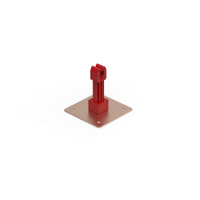 CU UCHWYT DACHOWY Z PŁYTKĄ/P 15.1/P CU