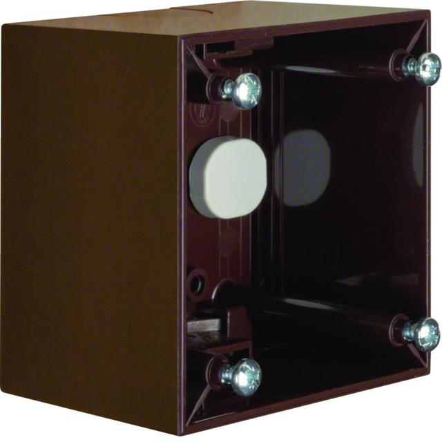 Integro Flow Puszka natynkowa 1-krotna wysoka, brąz