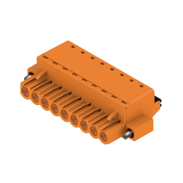BLF 5.00HC/09/180F SN OR BX Wtyk PCB (złącze wiązki), 5.00 mm, Liczba biegunów: 9, PUSH IN, Złącze sprężynowe /30szt./ 1017510000 WEIDMÜLLER