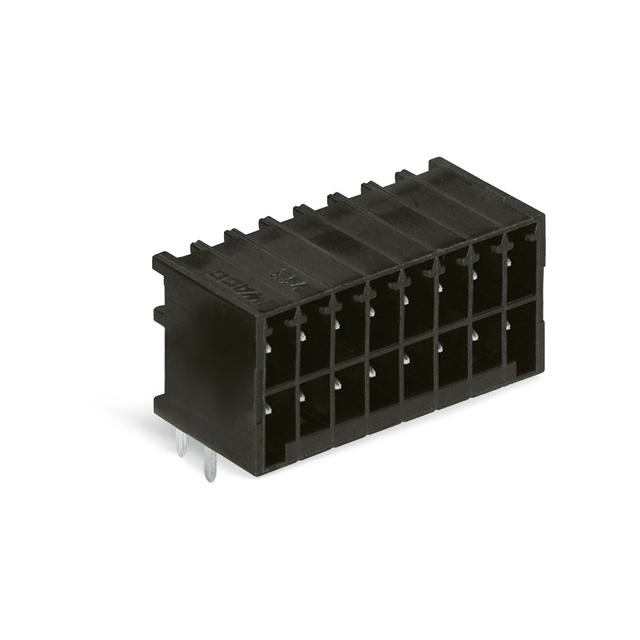 wtyk THT, 2-rzędowy /25szt./ WAGO
