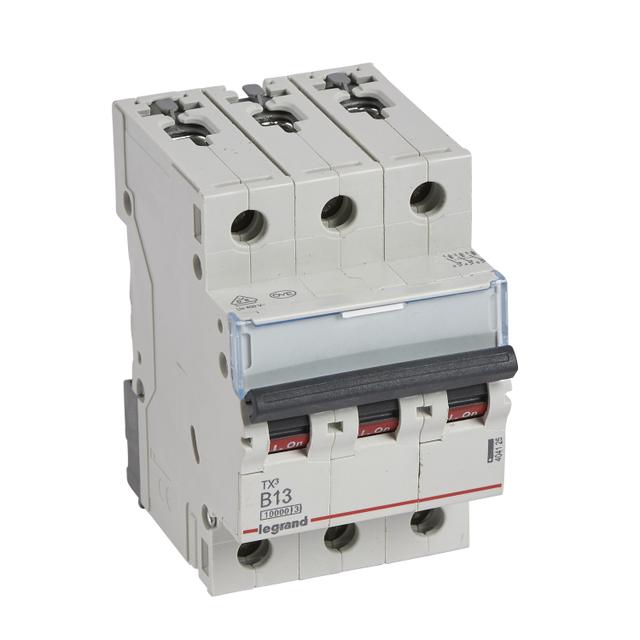 WYŁĄCZNIK NADPRĄDOWY S 313 3P B 13A 10000A SERII TX3, Legrand