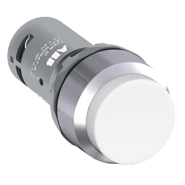 Przycisk wypukły monostabilny 1NO1NC biały CP3-30W-11