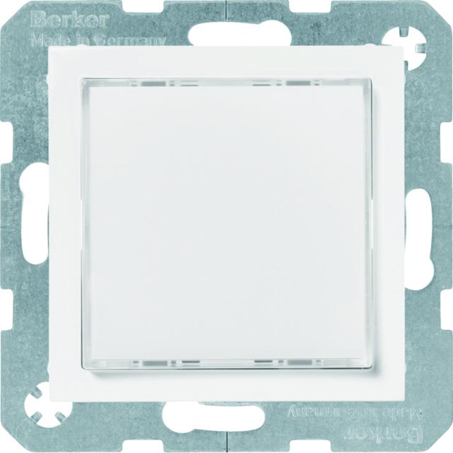 B.Kwadrat Sygnalizator świetlny LED, podświetlenie RGB biały połysk