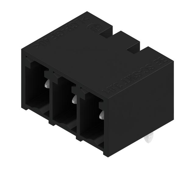 SC-SMT 3.81/03/90G 3.2SN BK BX Wtyki PCB (złącza płyty), 3.81 mm, Liczba biegunów: 3, kąt odejścia: 90° /50szt./ 1862480000 WEIDMÜLLER