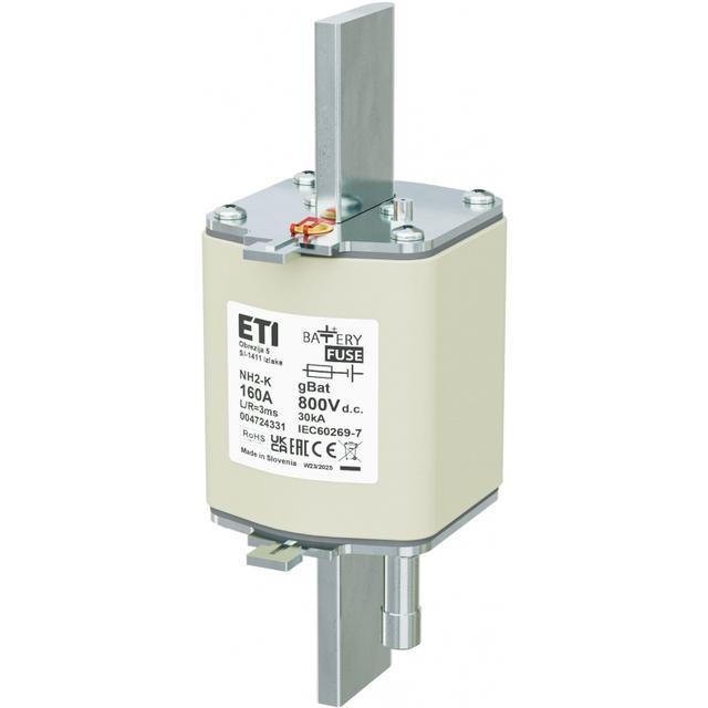 M2/K bat 160A/800V DC - Wkładka topikowa z wybijakiem M2 DC - 800V