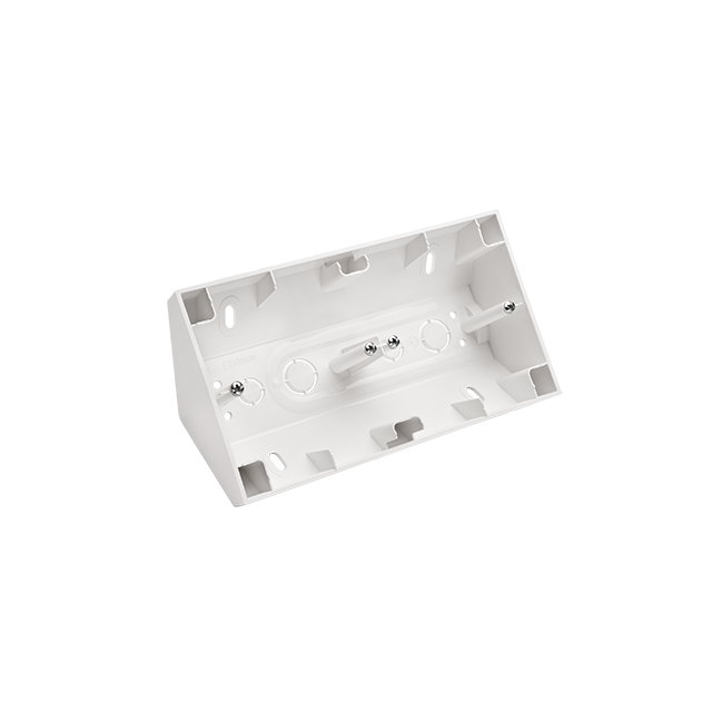 Simon 54 Premium Puszka natynkowa narożna 2-krotna do ramek PREMIUM biały