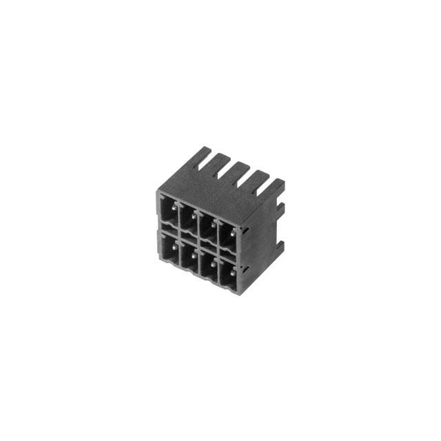 SCDN-THR 3.81/08/90G 3.2SN BK BX Wtyki PCB (złącza płyty), 3.81 mm, Liczba biegunów: 8, kąt odejścia: 90° /50szt./ 1038970000 WEIDMÜLLER