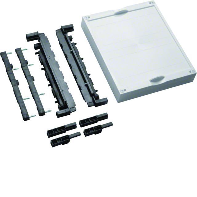 univers N Blok dla szyn zbiorczych poziomych 12/20/30x5/10mm 60mm 4-pol. 300x250mm UE21E0 HAGER