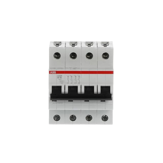 S204-B16 Wyłącznik nadprądowy 6kA 4P B16A 2CDS254001R0165 ABB