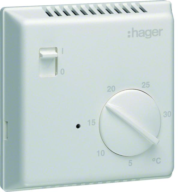 Termostat elektroniczny z wyłącznikiem ręcznym 230V 1P 8A EK003 HAGER