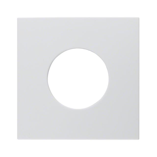 Element centralny do łącznika i sygnalizatora świetlnego E10; śnieżnobiały, połysk; S.1/B.3/B.7 Glas