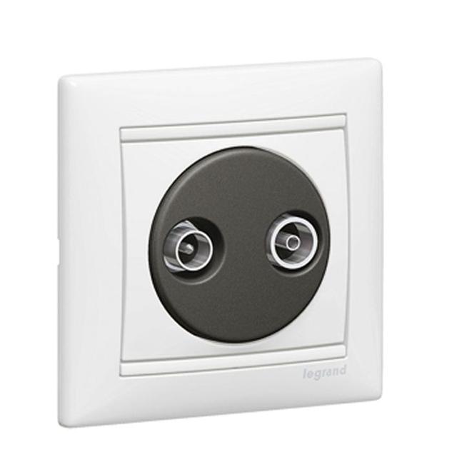 VALENA GNIAZDO TV-RD TYPU GWIAZDA BIAŁE, Legrand