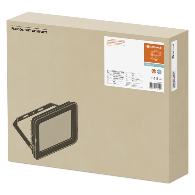 Naświetlacz LED FLOOD COMPACT V 135W 865 SYM 100 BK 4058075575141 LEDVANCE