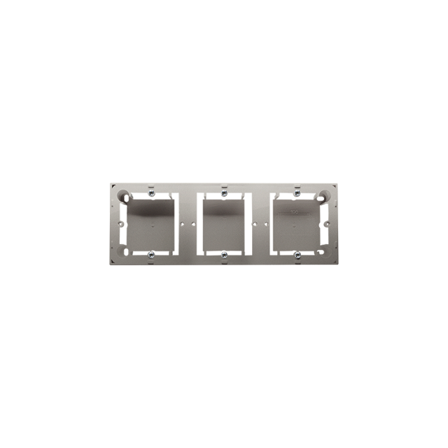puszki instal. Puszka natynkowa płytka (31mm) potrójna satynowy MPN3/29 KONTAKT