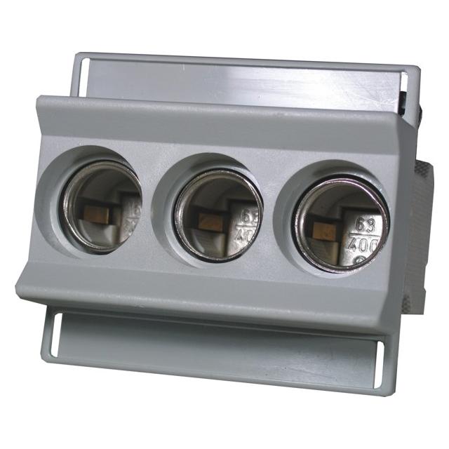 D02V/3 E18 GNIAZDO BEZPIECZ.(3P) D0 TABLICOWE