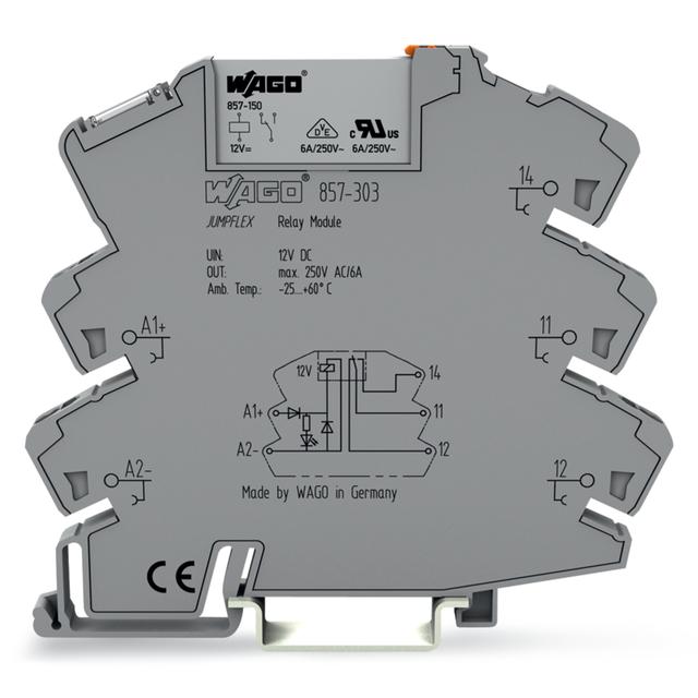 JUMPFLEX podstawka z przekaźnikiem 12V DC 1p WAGO