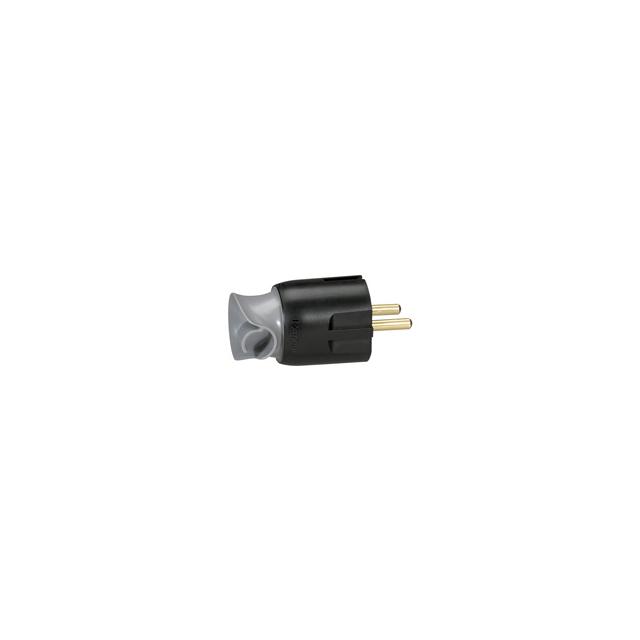 Wtyczka 2P+Z 16A Plastikowa Czarna Obrotowa Helmo 050173 LEGRAND
