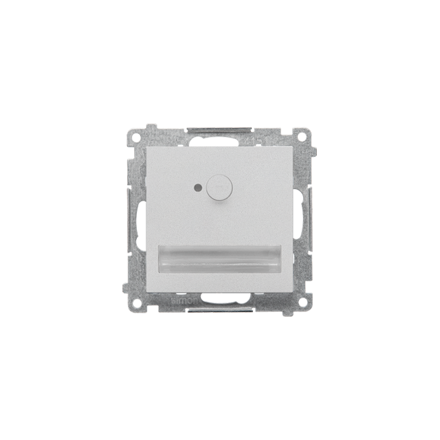 Simon 55 Oprawa oświetleniowa LED 230V z czujnikiem ruchu (1,4 W) Barwa zimna biała 5900K Aluminium