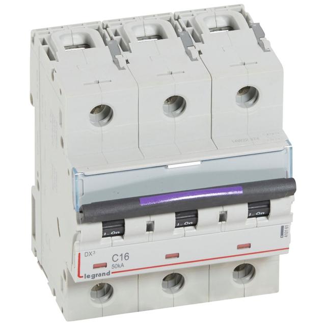 Wyłącznik Nadprądowy S323 C16 3P 16A 50Ka DX3 410161 LEGRAND