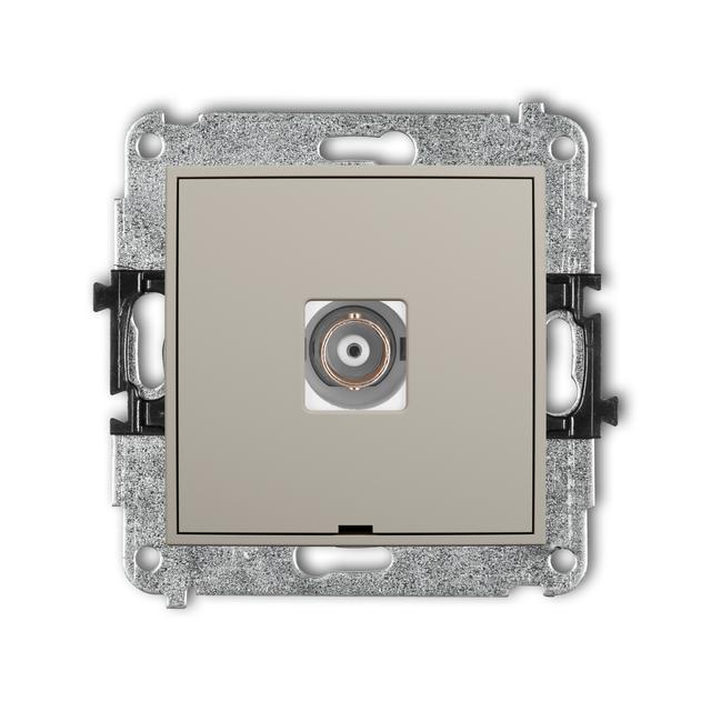ICON Gniazdo pojedyncze BNC taupe 60IGBNCBO-1 KARLIK