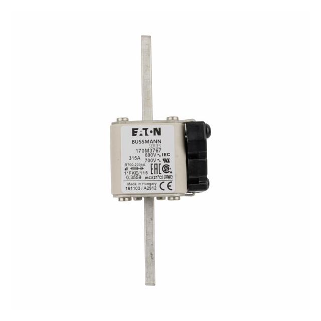 FUSE 315A 690V 1*FKE/115 AR UC Wkładka szybka 315A AC 690V rozmiar 1 45x59x148 mm aR 170M3767 EATON