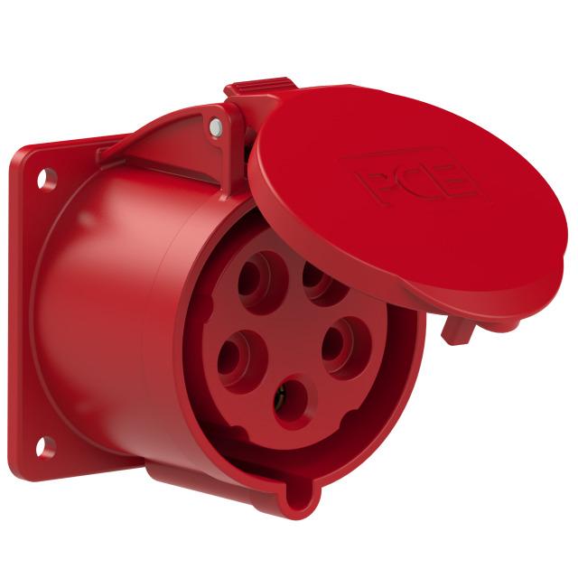 GNIAZDO TABLICOWE PROSTE TWIST  32A 400V 3P+Z+N 75x75mm  IP44