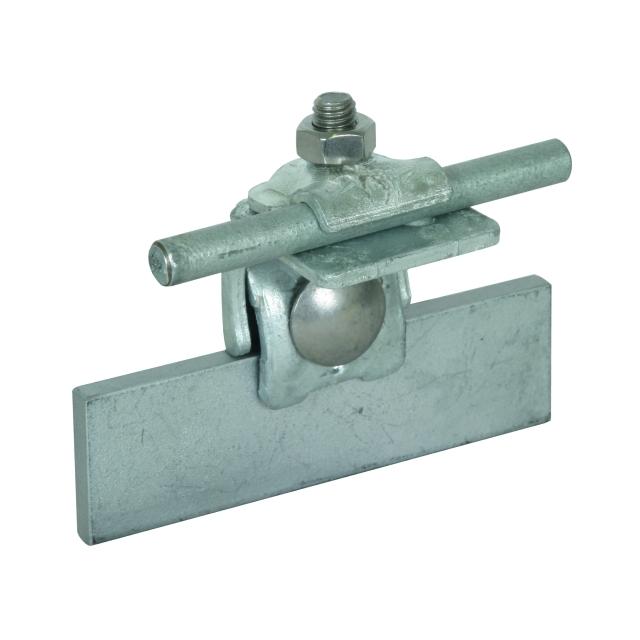 Zacisk krawędziowy wygięty 0,7-8 mm, St/tZn