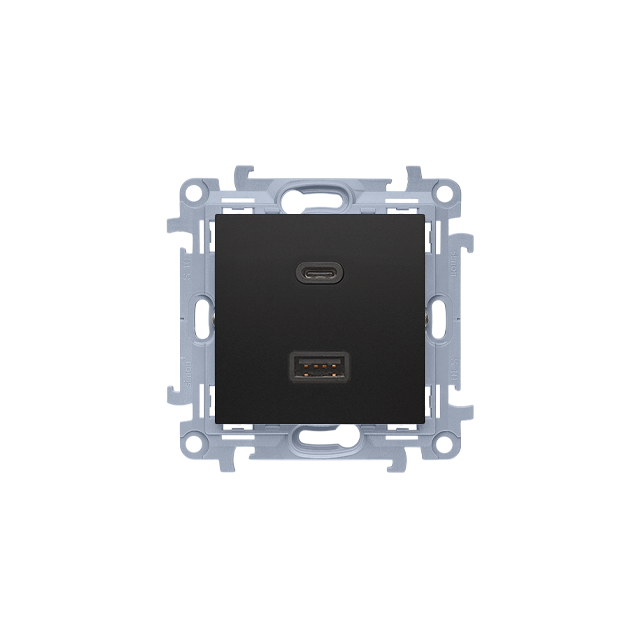 "Simon 10 Ładowarka USB C+A (moduł), 30 W, 230V