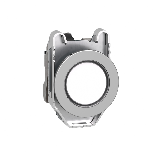 Harmony XB4 Lampka sygnalizacyjna zlicowany metal biały O30 gładka soczewka zintegrowana dioda LED 2