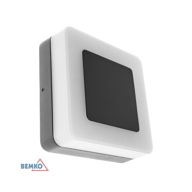 OPRAWA ELEWACYJNA VALIT 8W 3000K 640LM IP54 151X54X151MM KWADRATOWA GRAFIT