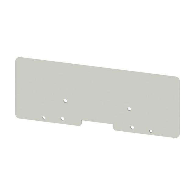 WTW WFF70 Płyta separacyjna (terminal), Płyta zamykająca i pośrednia, 190 mm x 71 mm, szary /10szt./ 1067200000 WEIDMÜLLER