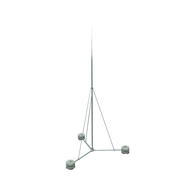 Iglica odgromowa fi 40/16/10 mm dł. 6500 mm Al ze statywem St/tZn, bez podstaw betonowych