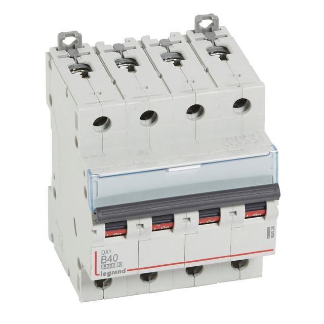 Wyłącznik Nadprądowy S 304 4P B40A 6kA DX3 407628 LEGRAND