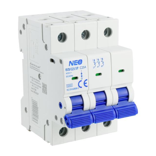 Wyłącznik nadprądowy 6kA 3P C25A OCB/C25/3P 87.680 OPATÓWEK