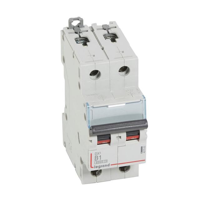 Wyłącznik Nadprądowy S 302 2P B1A 6kA DX3 407502 LEGRAND