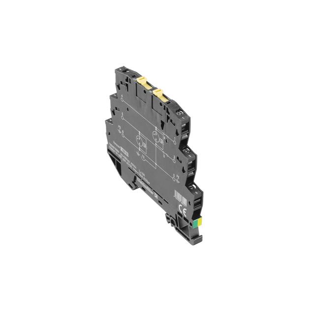 VSSC6TRGDT110VAC/DC10kA Odgromnik (sieci przesyłu danych/technologia MCR), Ochrona przeciwprzepięciowa, MSR, Cyfrowe, Liczba sygnałów: 1, AC/DC, 110 V, 156 V, 12 A, Zacisk /10szt 1064890000 WEIDMÜLLER