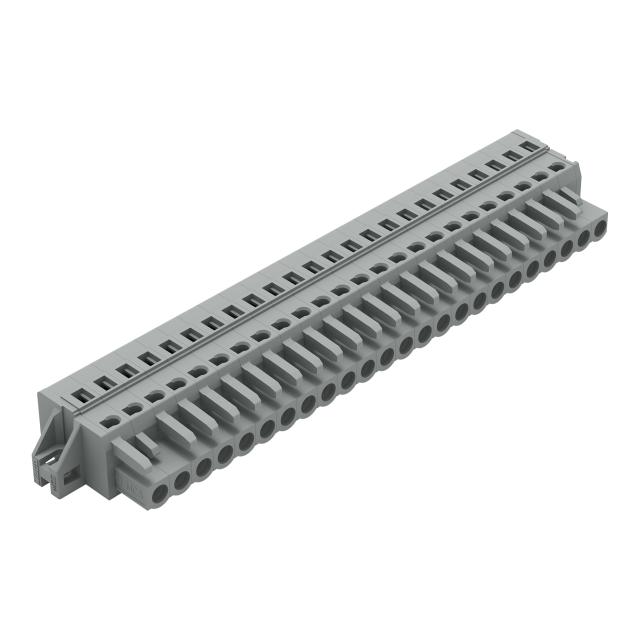 MCS-MIDI Classic gniazdo 24-bieg. szare raster 5 mm /10szt./ WAGO