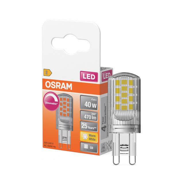LED PIN 40D CL 4W 827 230V G9 LEDVANCE