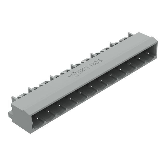 MCS-MIDI Classic wtyk 12-bieg. czarny raster 5 mm /100szt./ WAGO