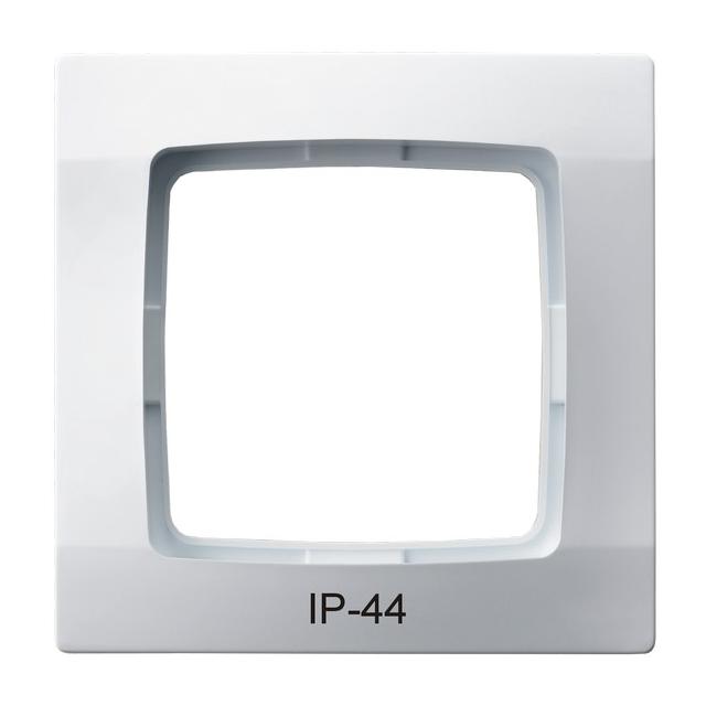 KARO Ramka pojedyncza do łączników IP44 kolor biały RH-1S/00 OSPEL
