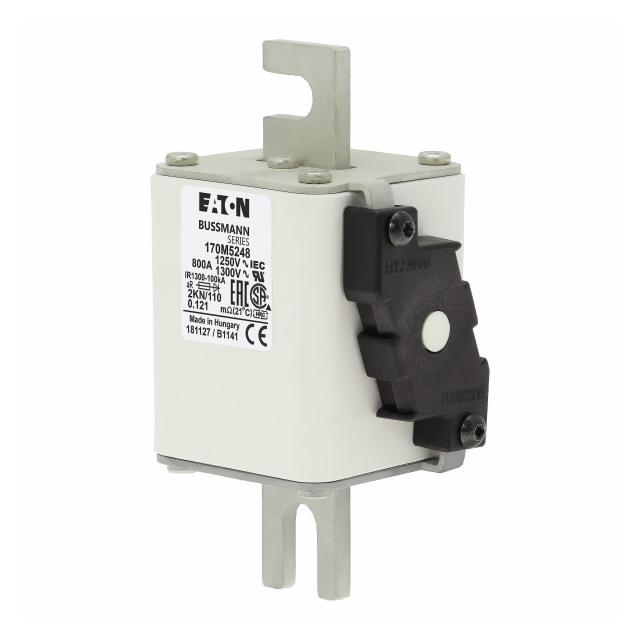 FUSE 800A 1250V 2KN/110 AR CU Wkładka szybka 800A AC 1250V rozmiar 2 61x77x138 mm aR DIN I 170M5248