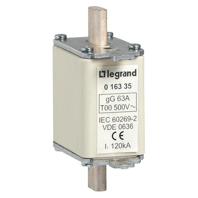 Wkładka Bezpecznikowa Nożowa 00/Gg 63A Ze Wskaźnikiem 016335 LEGRAND